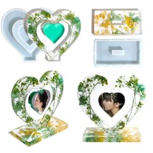 Hanging-Heart-Photo-Frame-Stand-Silicone-Mold-Set